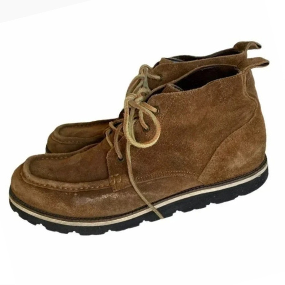 Cole Haan Mens Brown Suede Moc Toe‎ Chukka Boots C09750 Size 11.5 M - Picture 2 of 7
